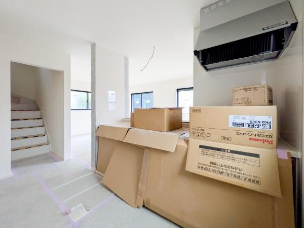 横浜市都筑区川和町の新築一戸建のキッチン|食洗器付きなのは家事の負担を軽減してくれる嬉しいポイント♪