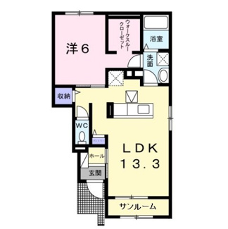 【間取り】 | プラシード　Ｂ