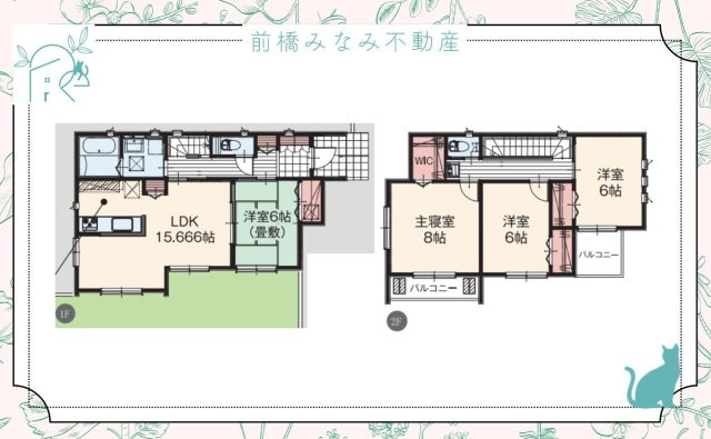 【新築】伊勢崎市三室町　限定１棟　いろどりアイタウン　新築建売の間取り
