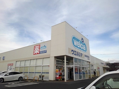 【周辺】 | パークアベニューＢ | ウエルシア結城新福寺店まで500m