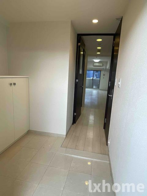 山崎マンション13の玄関|落ち着いた玄関です