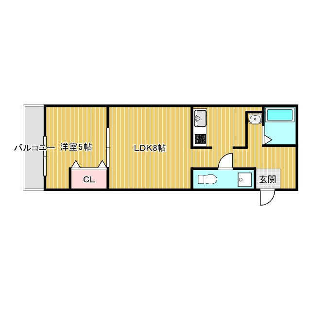 山崎第3マンションの間取り