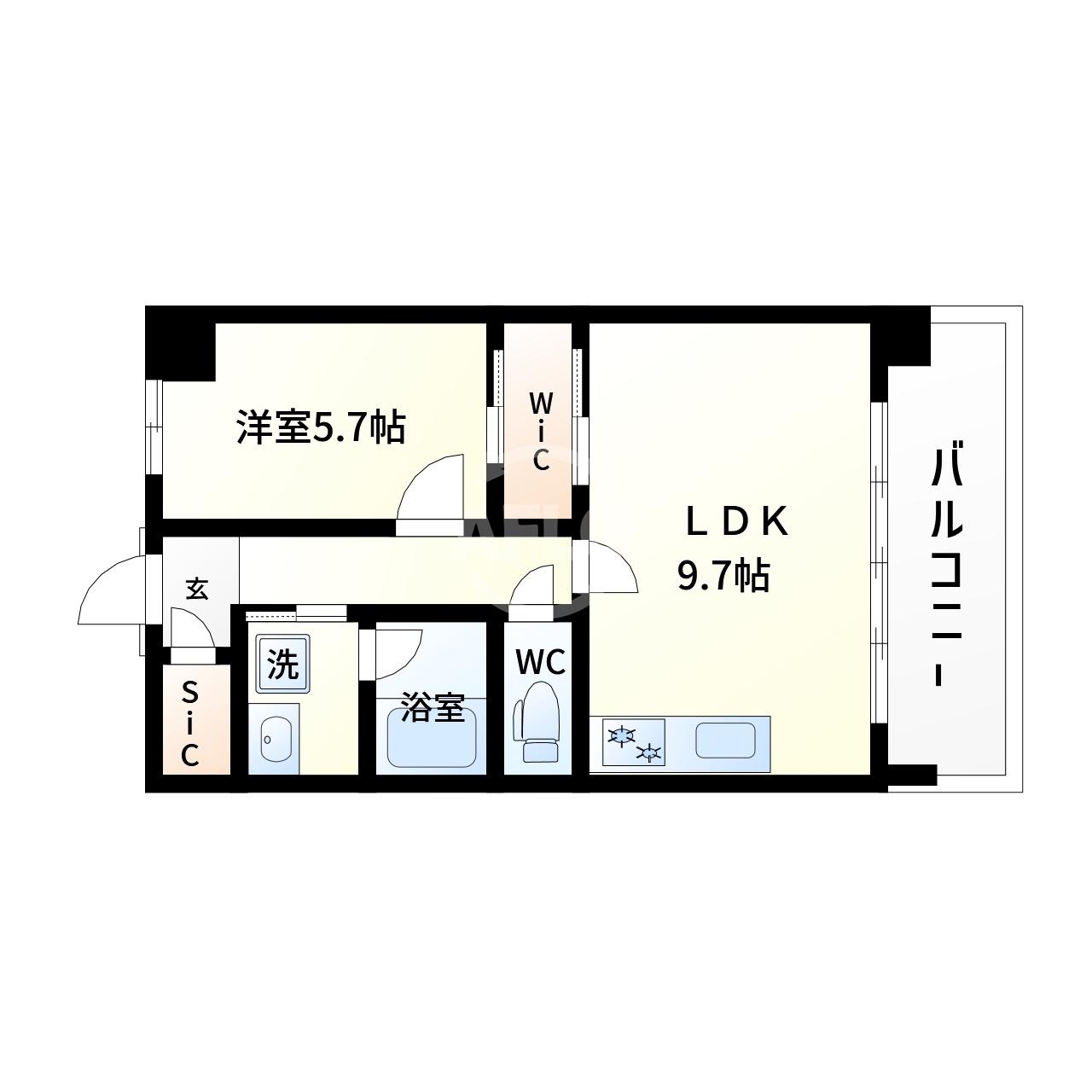 グリーンコート東小路の間取り|グリーンコート東小路