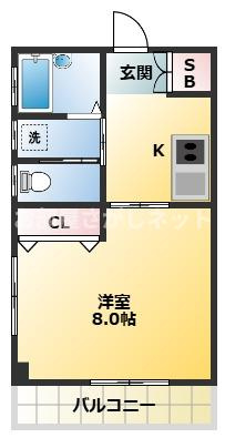 アーバンビル【おとり物件なし】#学生・社会人にオススメ！初期費用分割払いOK！の間取り