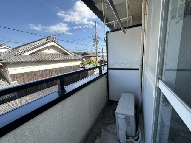 手柄マンションのバルコニー