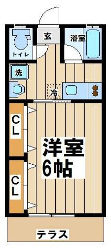 【間取り】 | ペルシアーナ三鷹台