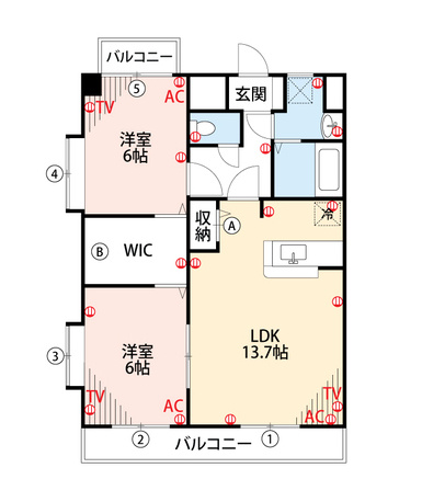 グランドゥールの間取り
