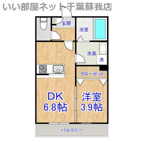 AQUE21の間取り|ひと味違う？不動産屋のイメージを変えたい！『賃貸クラウド千葉蘇我店』へ是非お越しください♪