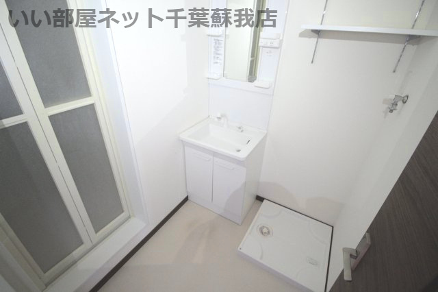 AQUE21の洗面所|コンパクトで使いやすい洗面所