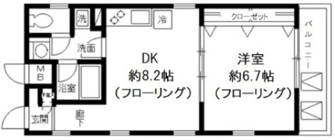 ジェイ・コートの間取り|間取りです。