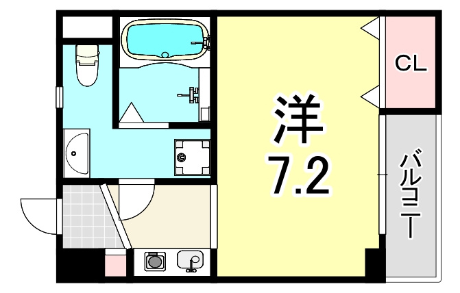 レザムルーズ西宮の間取り