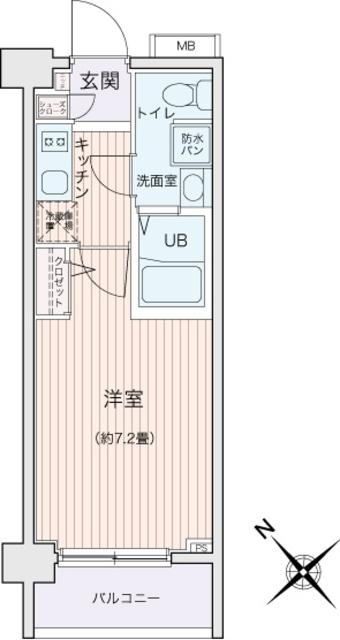 エコロジー都立大学レジデンスの間取り