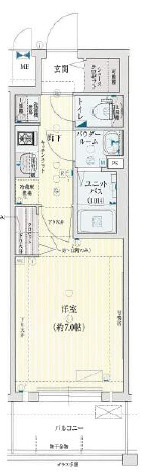 ファステートNAMBA華月の間取り