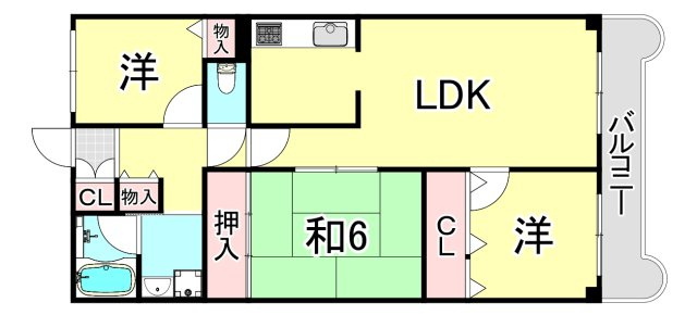 ドミールタワー幸大の間取り