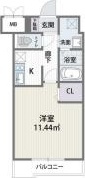 アルティザ博多駅南の間取り