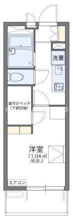 レオパレスエスペランザの間取り