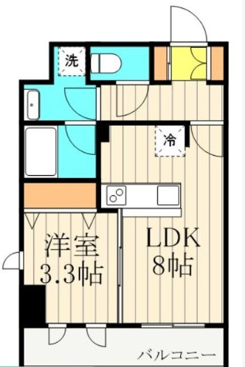 アメニティ市川nextの間取り