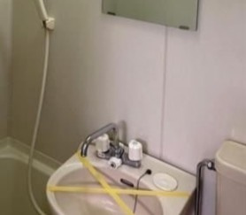 船橋市本郷町の賃貸マンションの洗面所