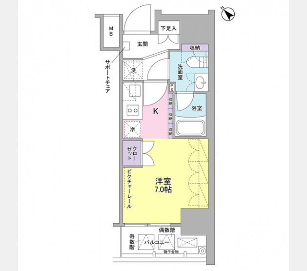 【間取り】 | ＳＩＬ西五反田 | 間取