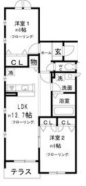 セリゼの間取り|間取りです。