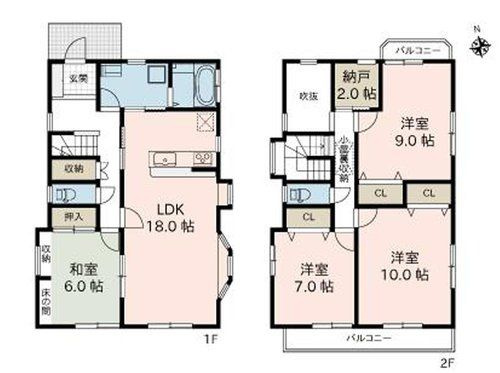 春日井市押沢台4丁目の間取り