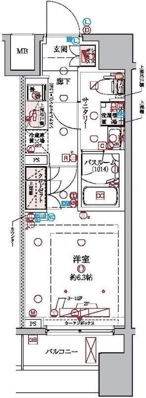 ラクラス横浜の間取り