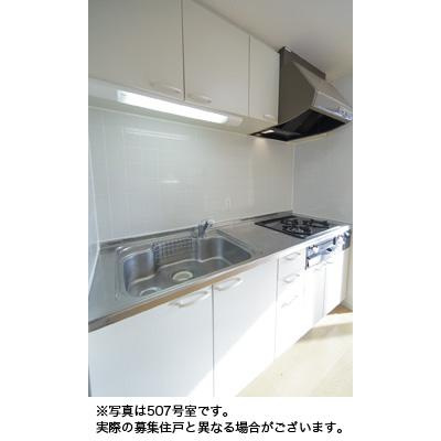 ラフィネ築地のキッチン