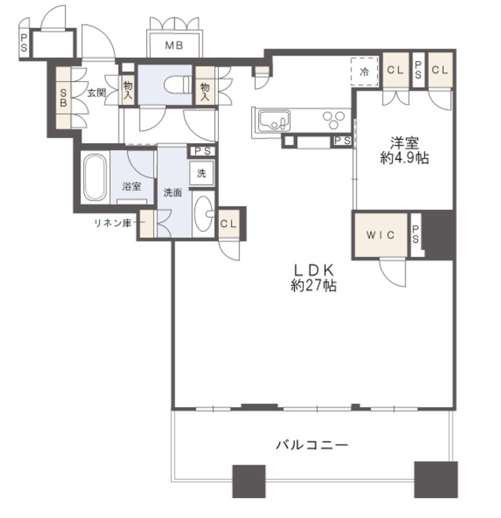 ブランズタワー大阪本町の間取り|ブランズタワー大阪本町　間取り