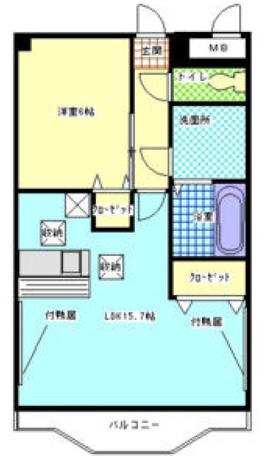 グレースマンション栄の間取り