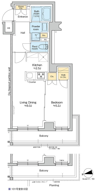 RESIDENCE　KOENJIの間取り