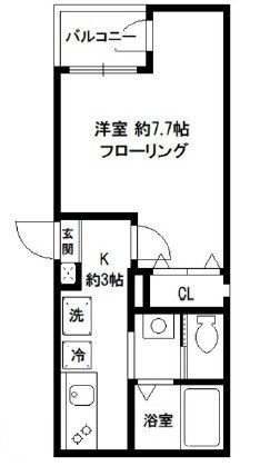アミル中十条の間取り|間取りです。