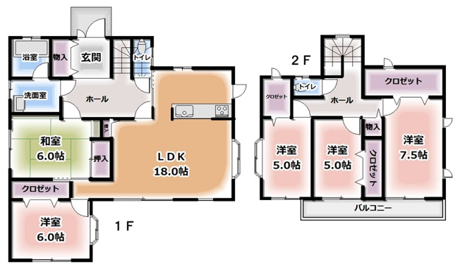 【間取り】 | 加須市船越　中古一戸建