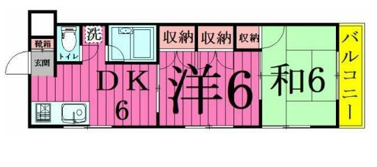 ＲＩＢＥＩＲＡⅠ～リベイラワン～の間取り