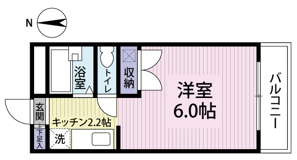 人気のバストイレ別々で独立洗面台付きの間取りです♪
