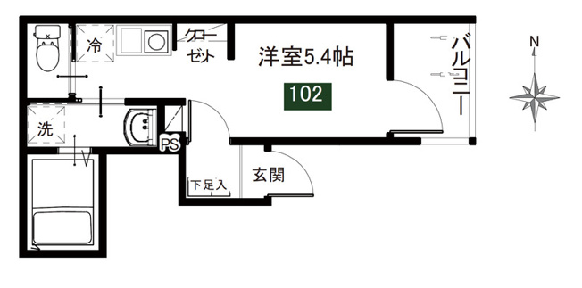 【間取り】 | メルディア扇大橋