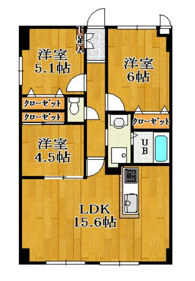 クレール和泉の間取り