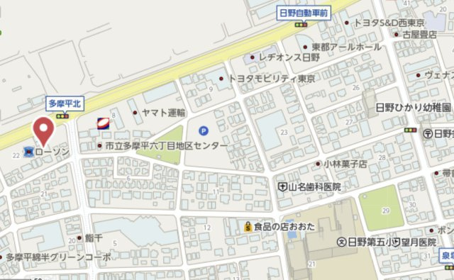 リブリ・verdemare　1棟アパートの地図