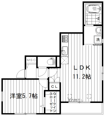 ＫＯＭＩＮＡＭＩ　ＭＡＩＳＯＮ　ＮＯＮＯの間取り