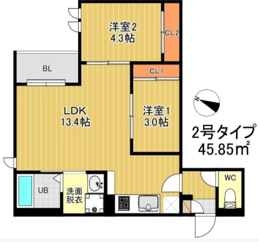 【間取り】 | REGALEST　サンメゾン井尻