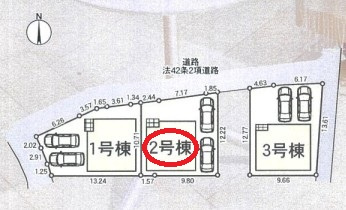 【区画図】 | クレイドルガーデン田原本町八尾第３ | 区画図