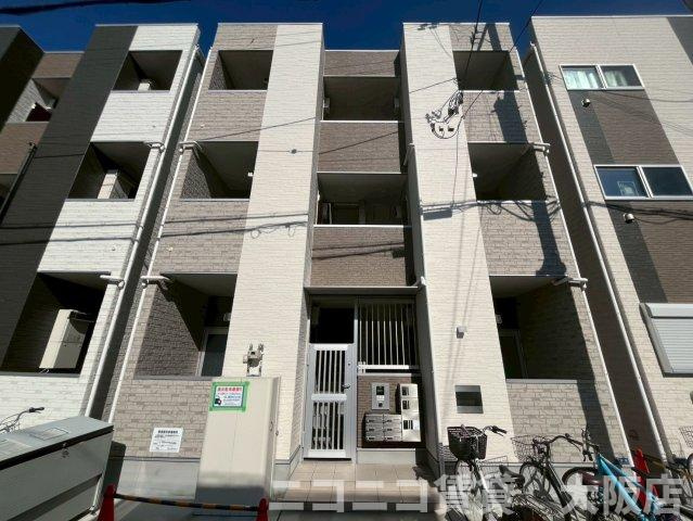 大阪市旭区新森７丁目のアパートの外観