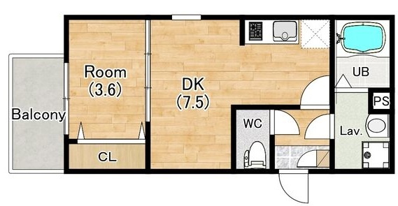 仮）ジーメゾン名古屋柳堀町の間取り