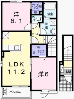 【間取り】 | グランデ光祥２