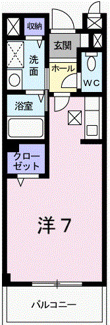 【間取り】 | アビタシオン・アミ　Ｂ