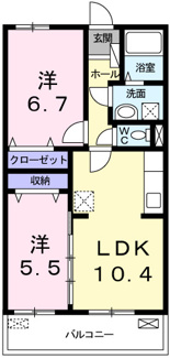 【間取り】 | フィオーレＨ＆Ｋ