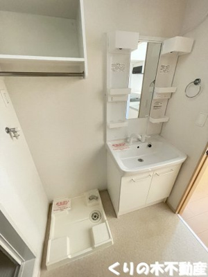 【洗面所】 | プラシード　Ｂ | 広い洗面スペース