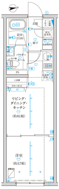 ＣＲＥＡＴＩＦ西池袋の間取り
