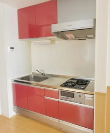 草加市住吉２丁目の賃貸マンションのキッチン|※別部屋参考写真