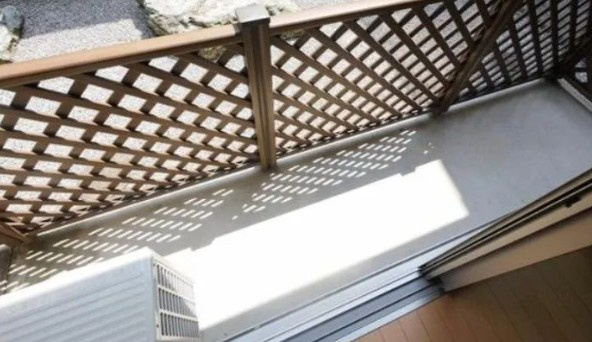 草加市住吉２丁目の賃貸マンションのバルコニー|※別部屋参考写真