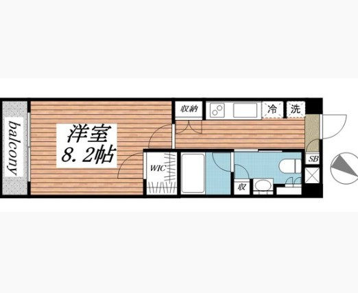 エバーグリーンの間取り